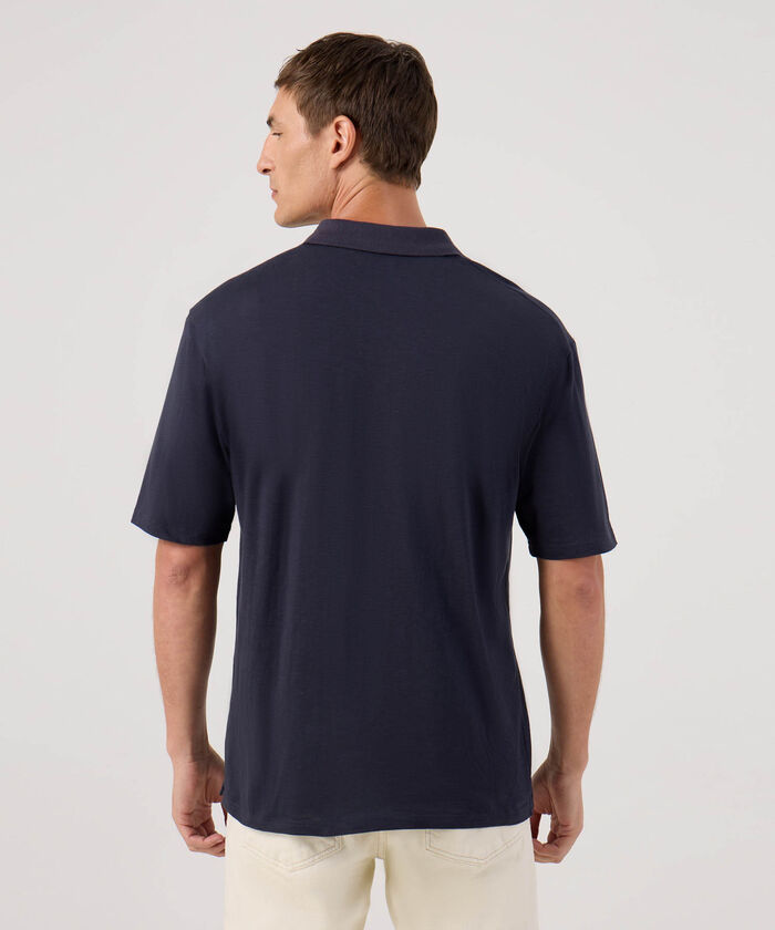 Polo Manga Corta Tres Botones Hombre