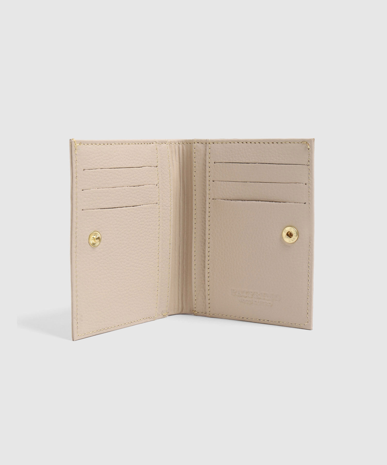 Billetera Unicolor Con Boton 