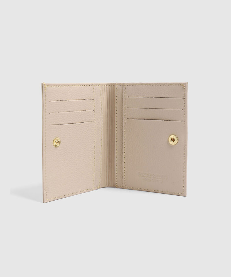 Billetera Unicolor Con Boton 