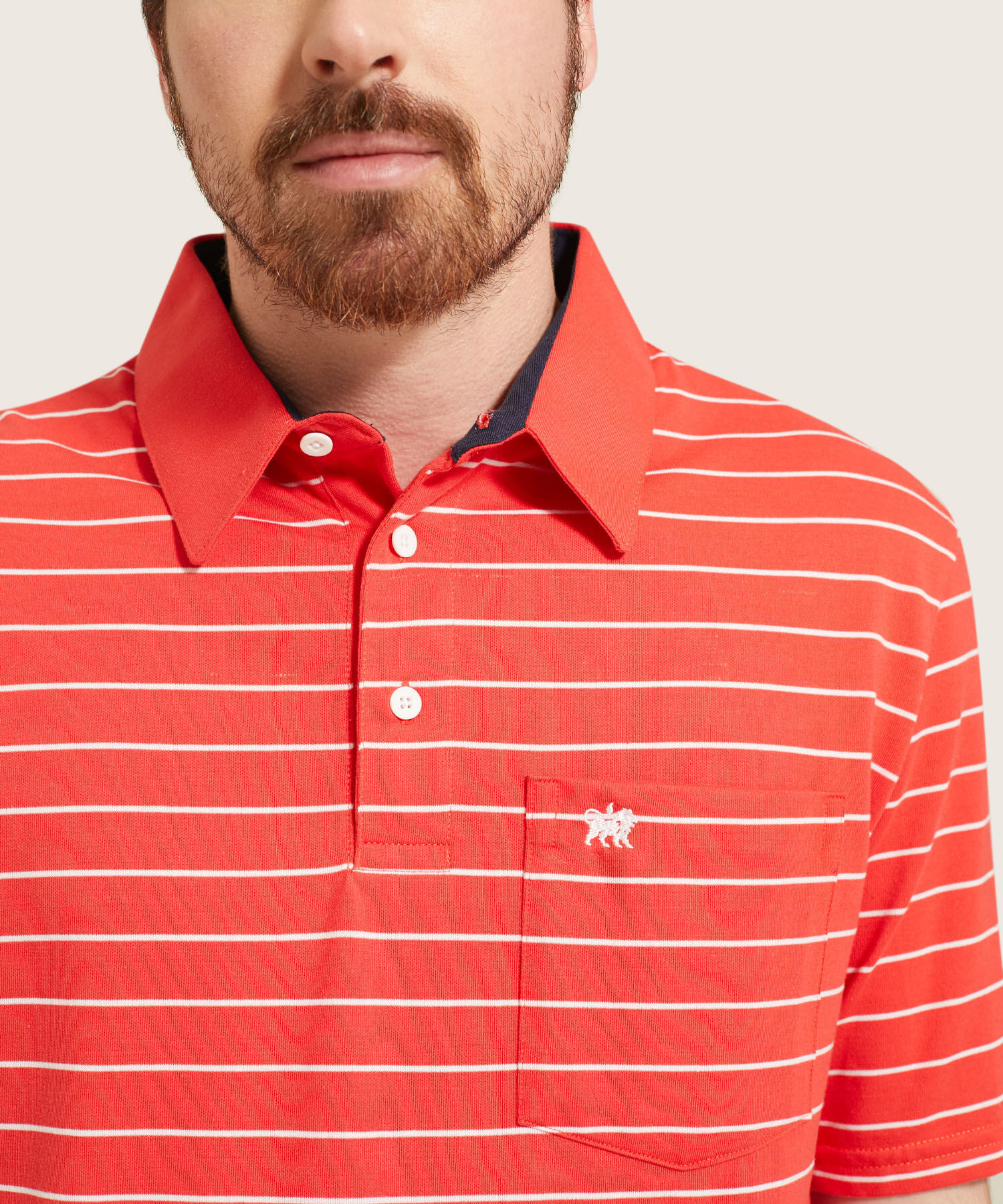 Polo Cuello Duro  Prete&ntilde;ido Bicolor