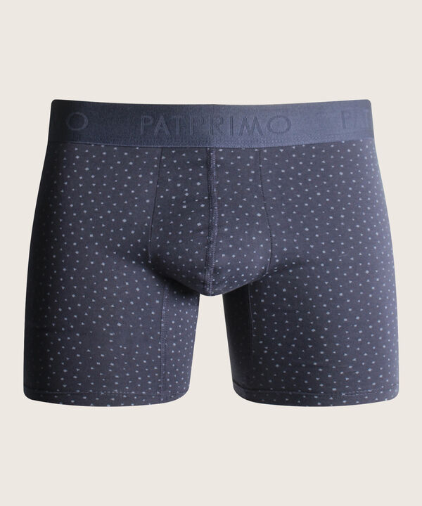 Boxer Pack X2 Pantaloncillo Medio El&aacute;stico Expuesto Estampado Mini - Unicolor