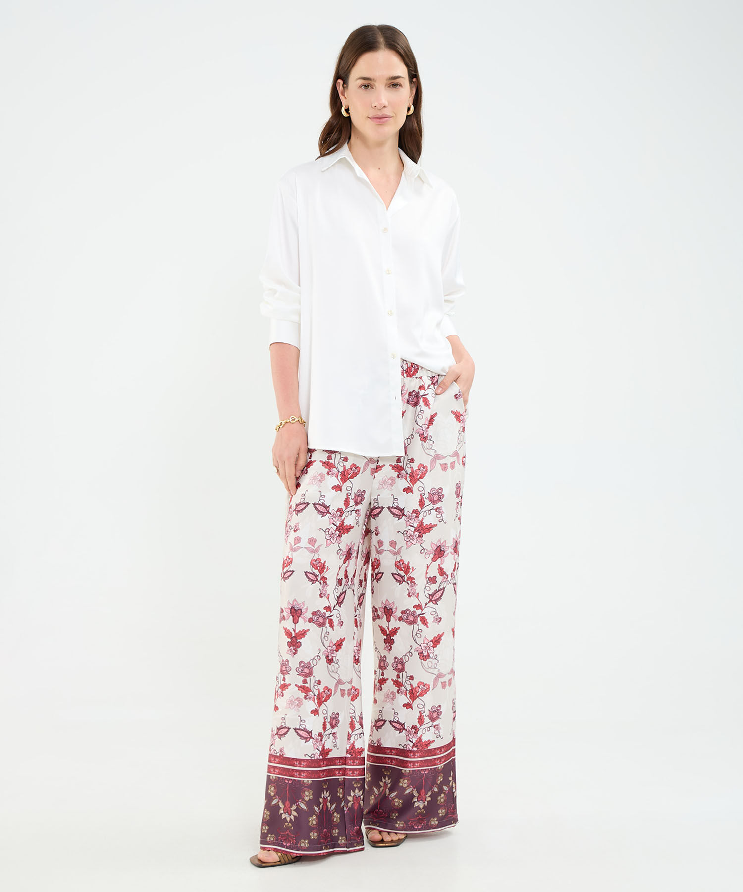 Pantalón estampado para mujer