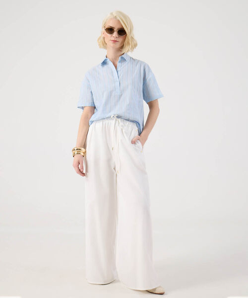 Camisa Manga Corta Bordada image number null