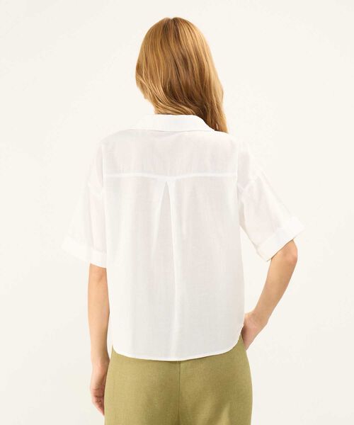 Camisa en Efecto Lino