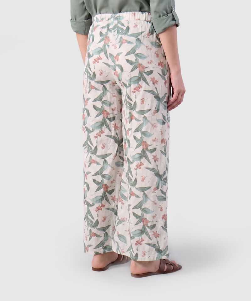 Pantal&oacute;n Fluido con Estampado Para Mujer