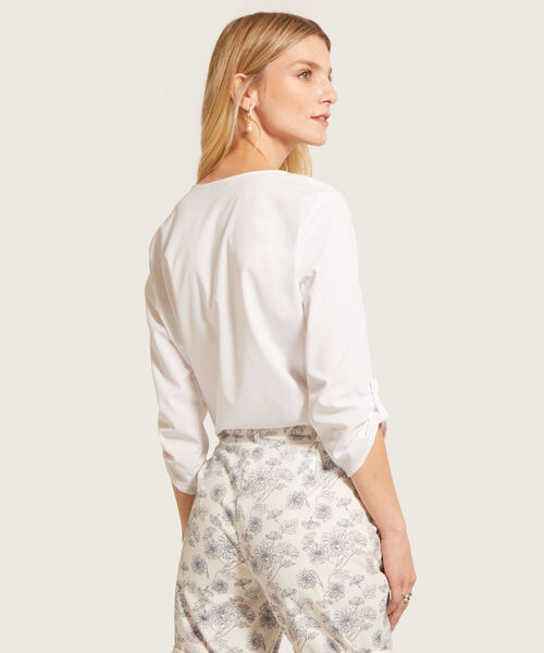 Blusa Ajuste De Manga