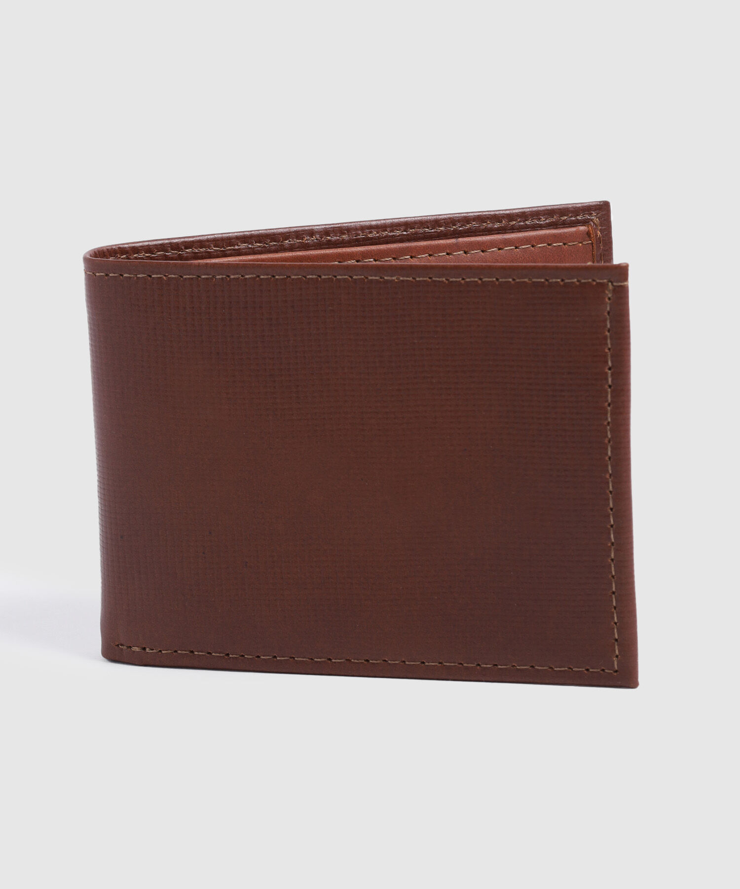 Billetera Texturizada Plegable Para Hombre