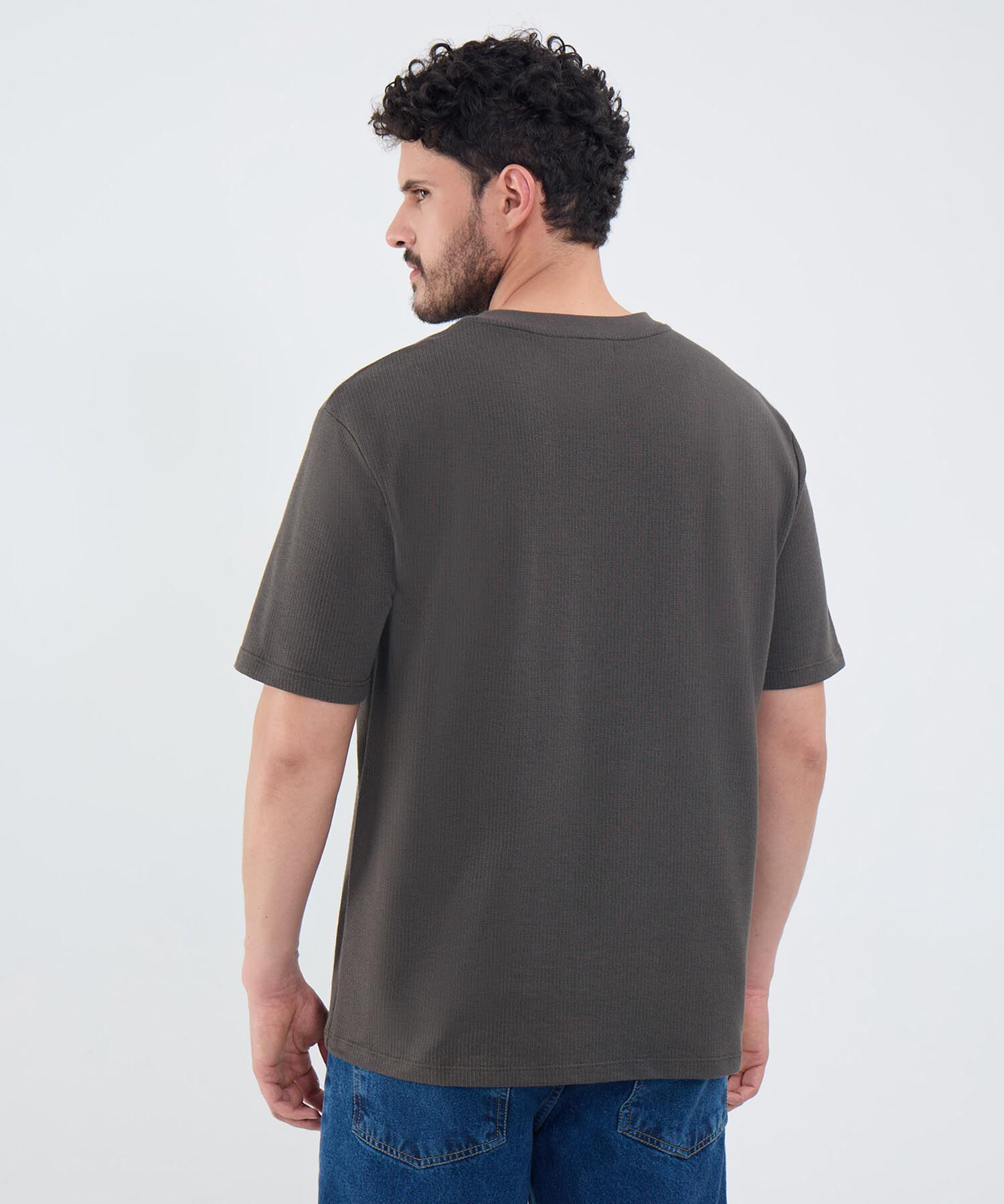 Camiseta Regular Para Hombre