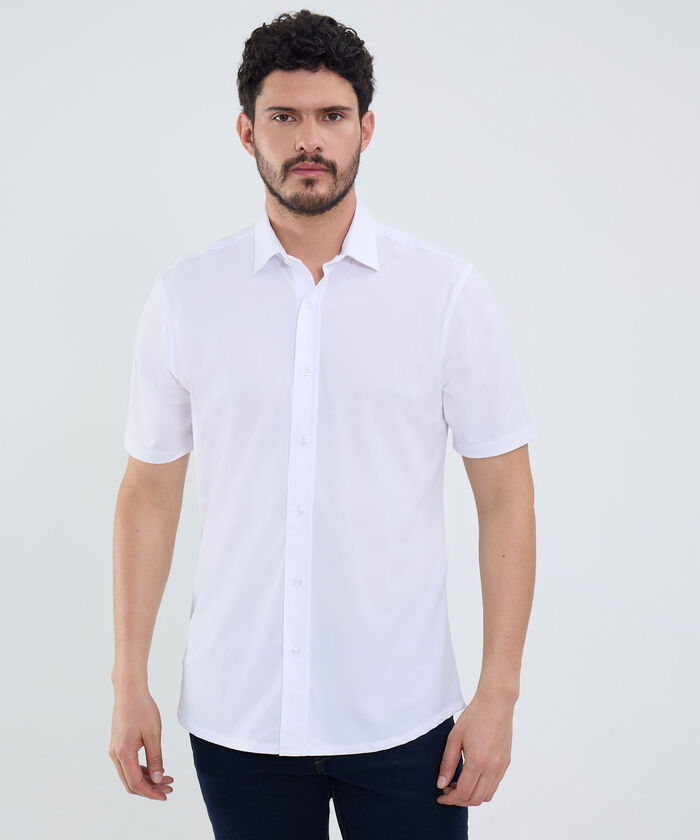 Camisa Manga Corta En Punto