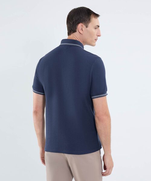 Polo Unicolor Para Hombre