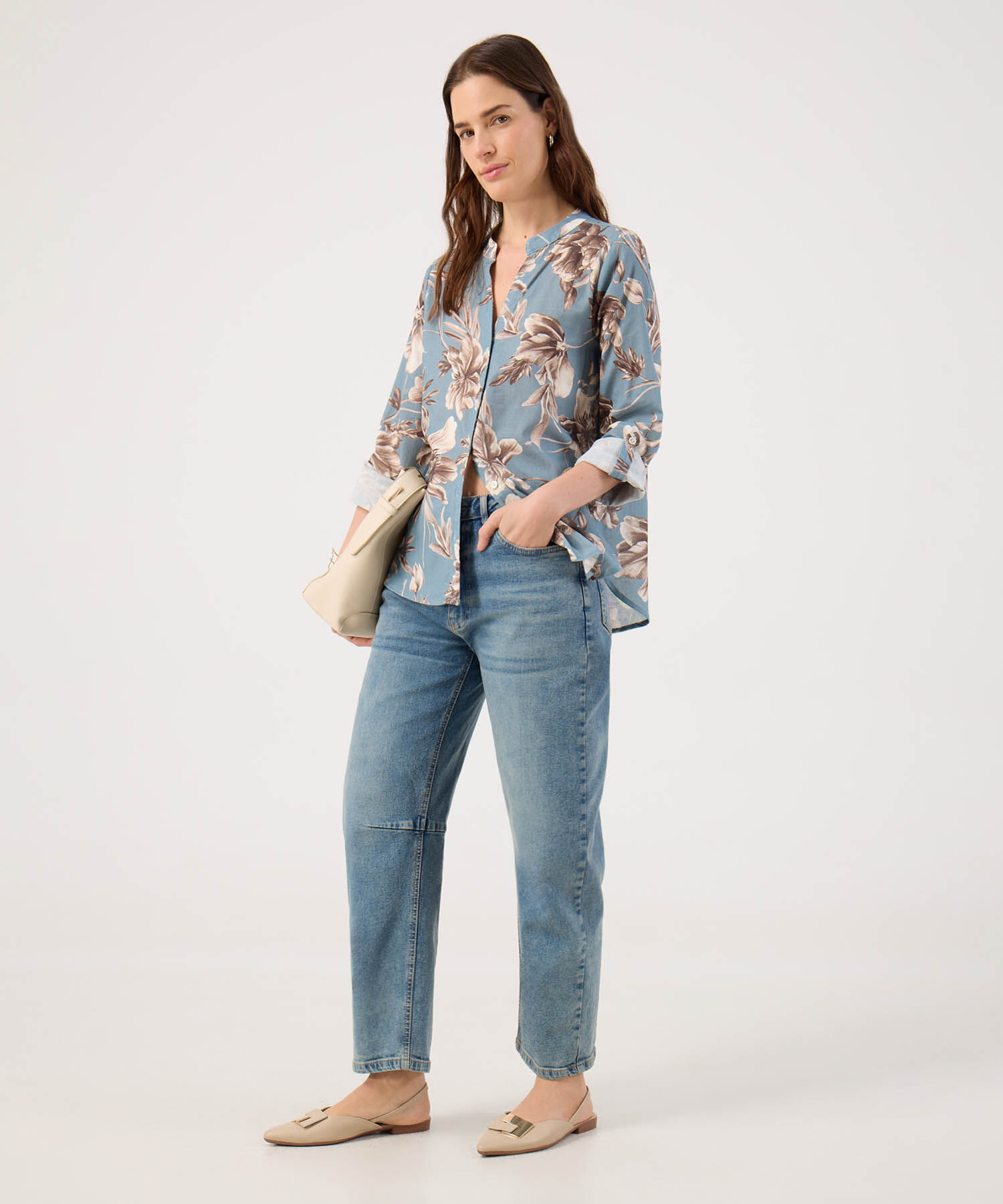 Blusa Manga Larga Estampada