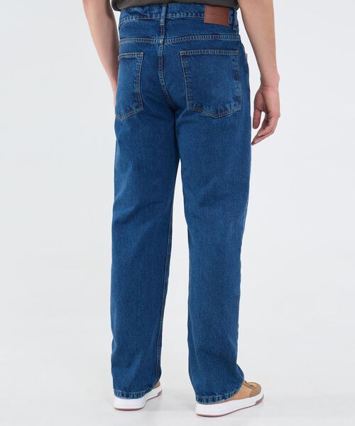 Jeans Relax Fit Tono Azul Medio Oscuro