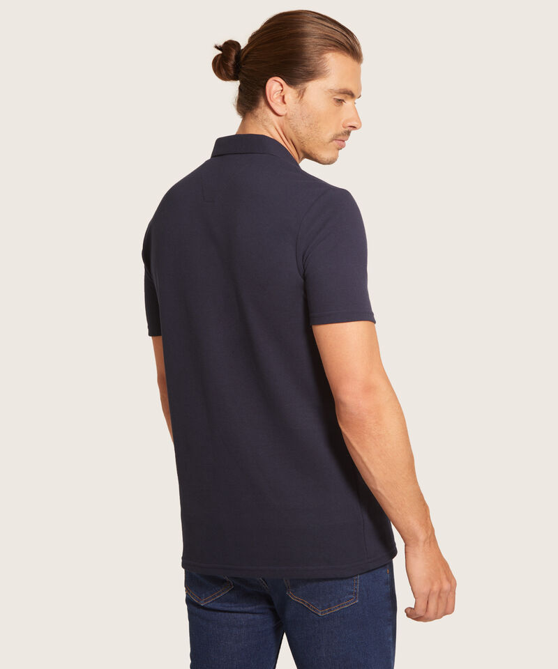 Polo Cuello Duro Con Bolsillo