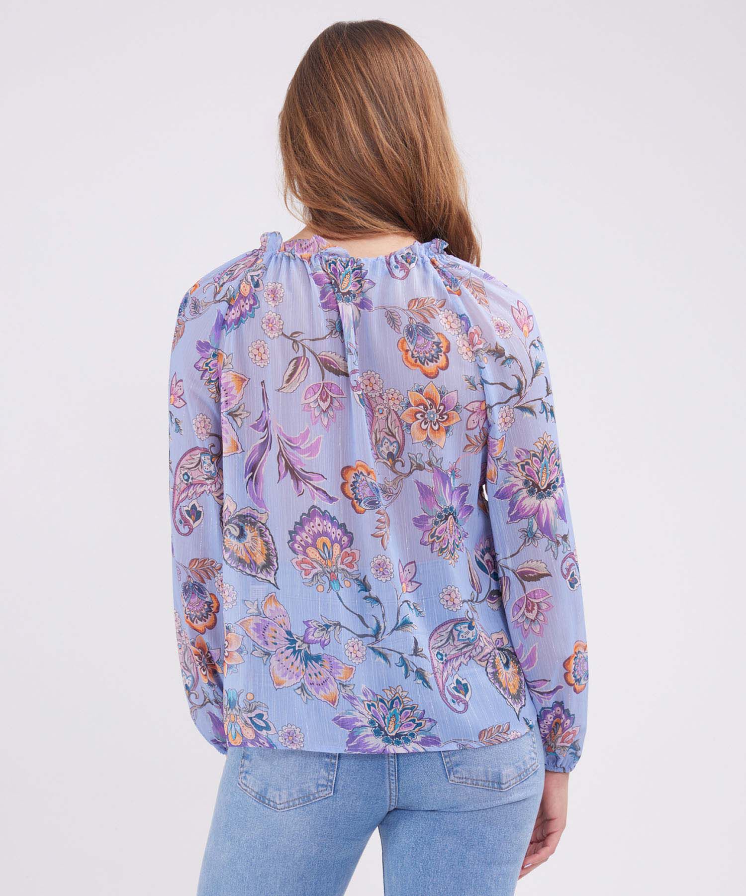 Blusa Botones En Delantero