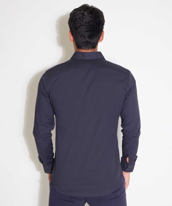 Camisa Corbatera Manga Larga