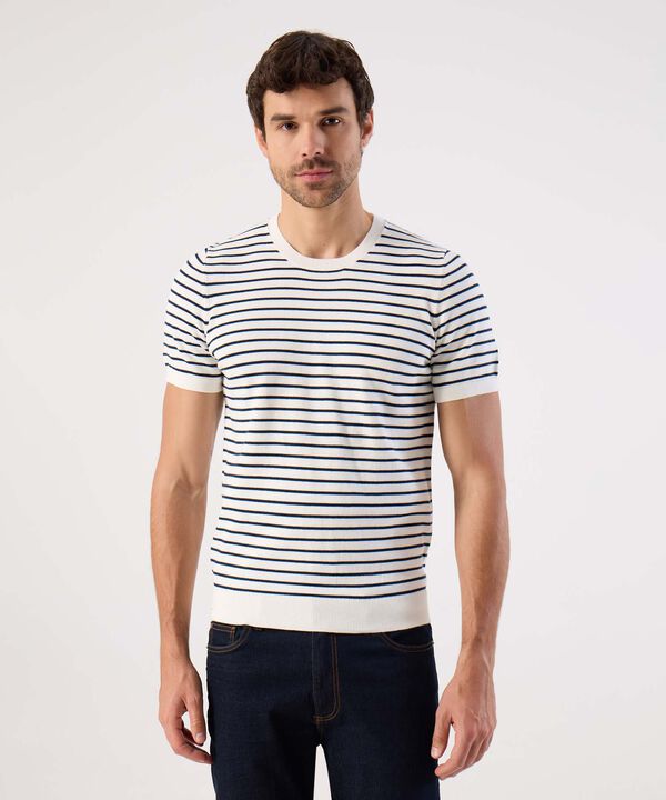 Camiseta En Tejido De Punto Para Hombre image number null
