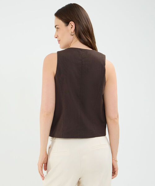 Chaleco en Efecto Rústico