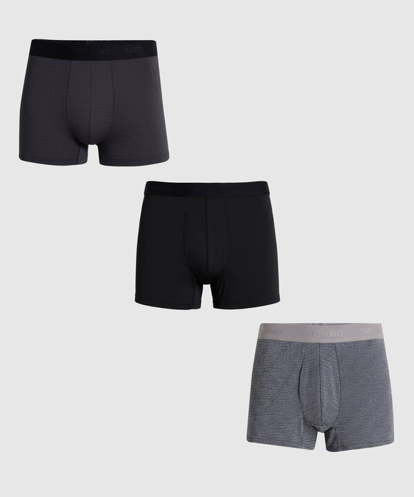 Pack X3 B&oacute;xer Para Hombre En Tela Texturizada image number null