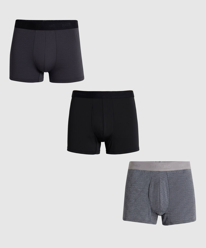 Pack X3 B&oacute;xer Para Hombre En Tela Texturizada