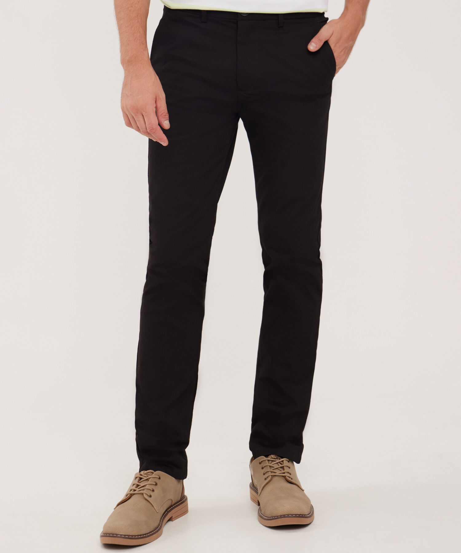 Pantalon Chino Basico Contraste - Nuevo Fit- Slim