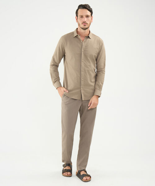 Camisa en Efecto Rústico image number null