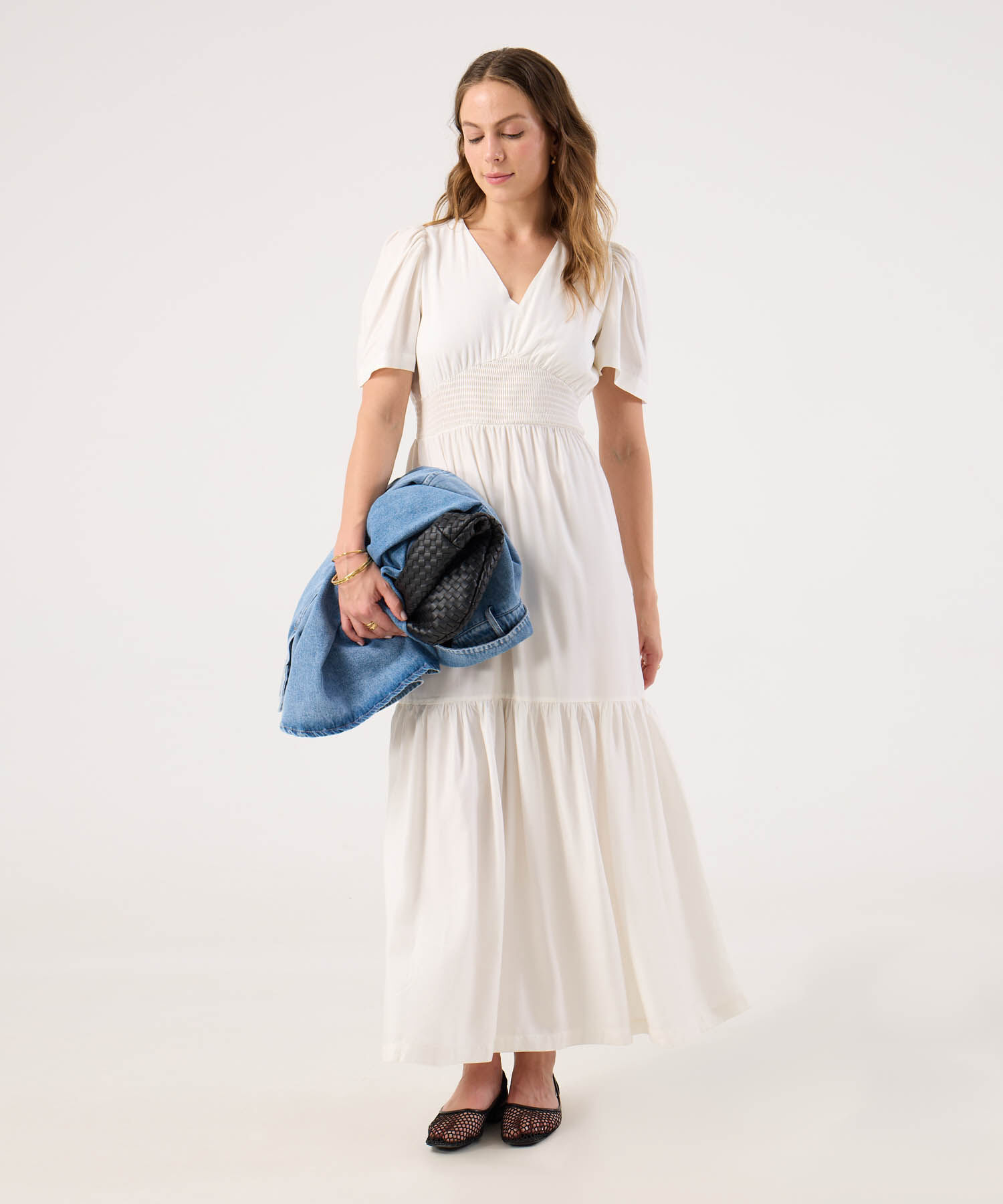 Vestido Largo Unicolor 