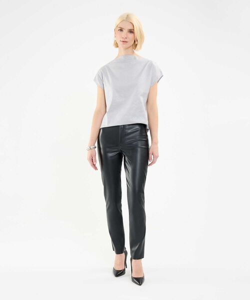 Blusa con Foil Plateado image number null