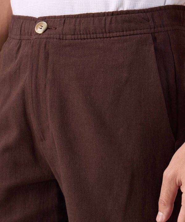 Bermuda Unicolor Con Elastico