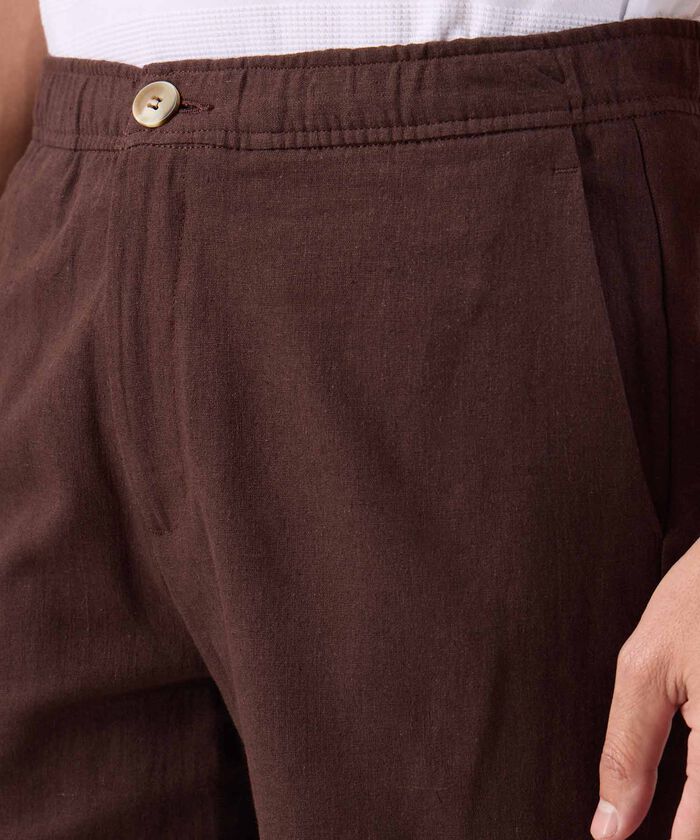 Bermuda Unicolor Con Elastico