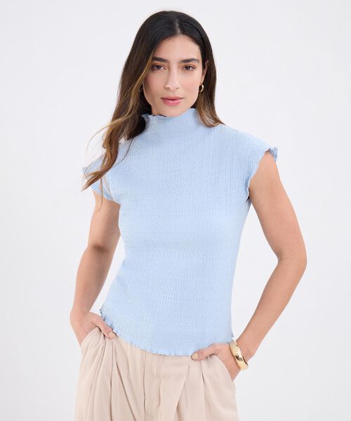 Camiseta Manga Corta Texturizada image number null