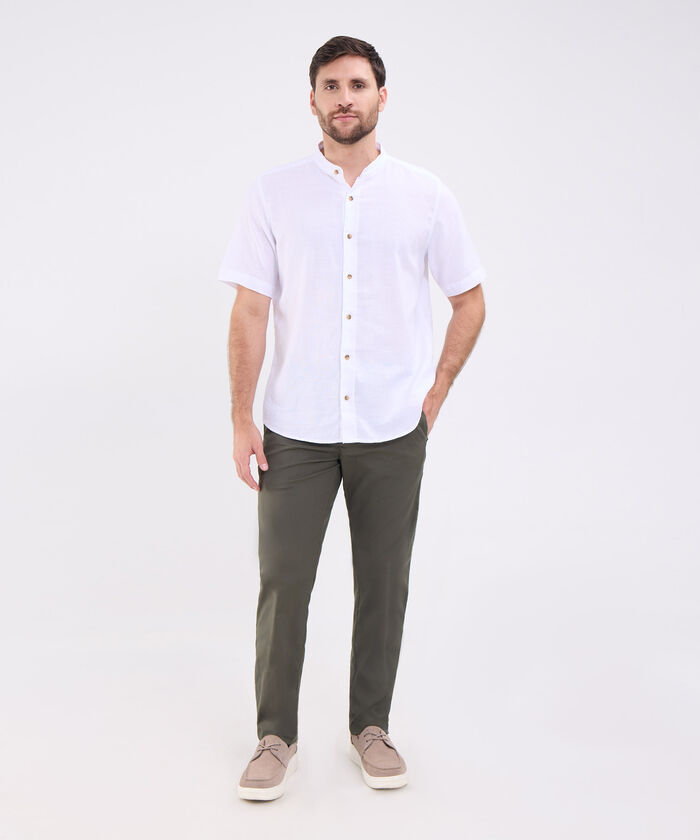 Pantalon Unicolor Para Hombre