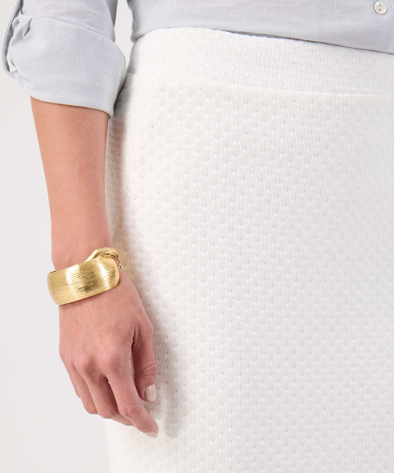 Falda Larga Con Textura 