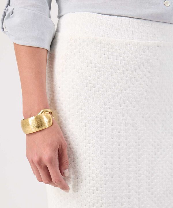 Falda Larga Con Textura 