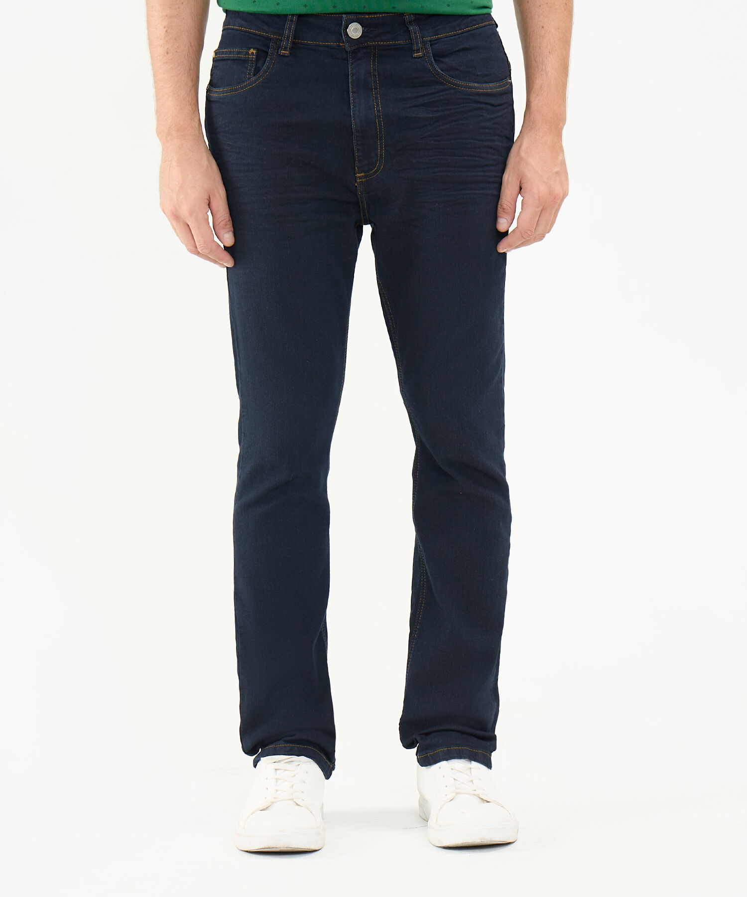 Jeans Regular Tono Oscuro