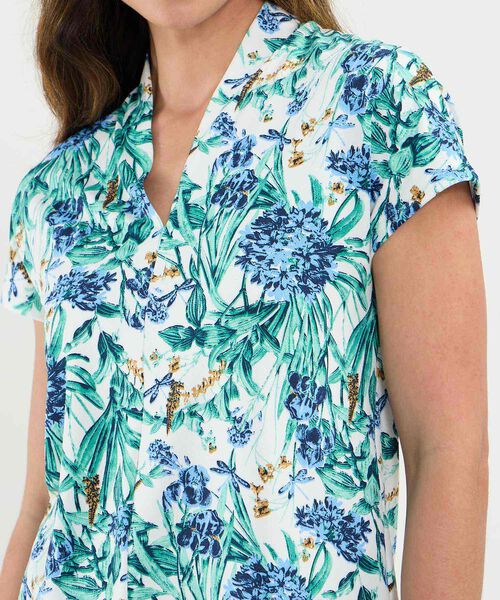 Camiseta Estampada Cuello en V image number null