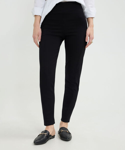 Leggins Unicolor Con Elastico En Costados image number null