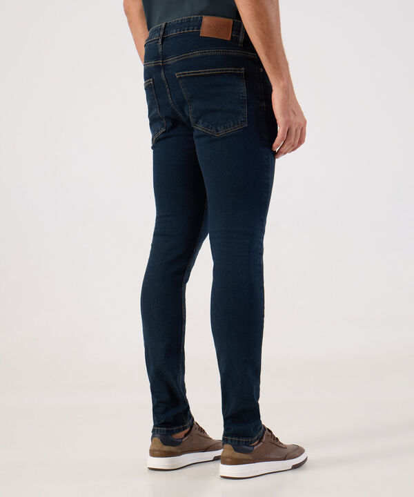 Jeans Skinny Con Costuras Para Hombre