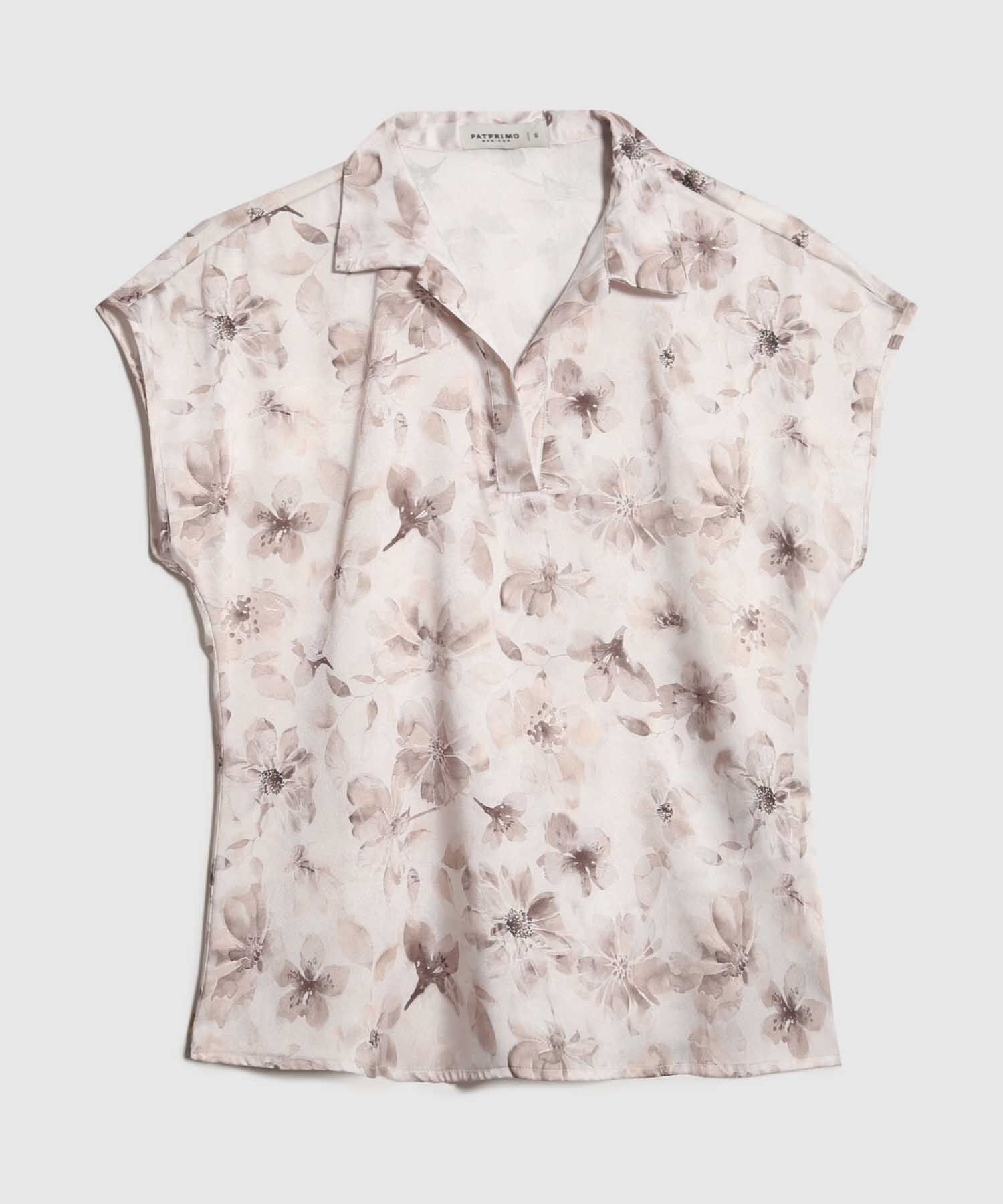 Blusa Satinada Estampada