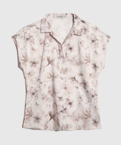 Blusa Satinada Estampada