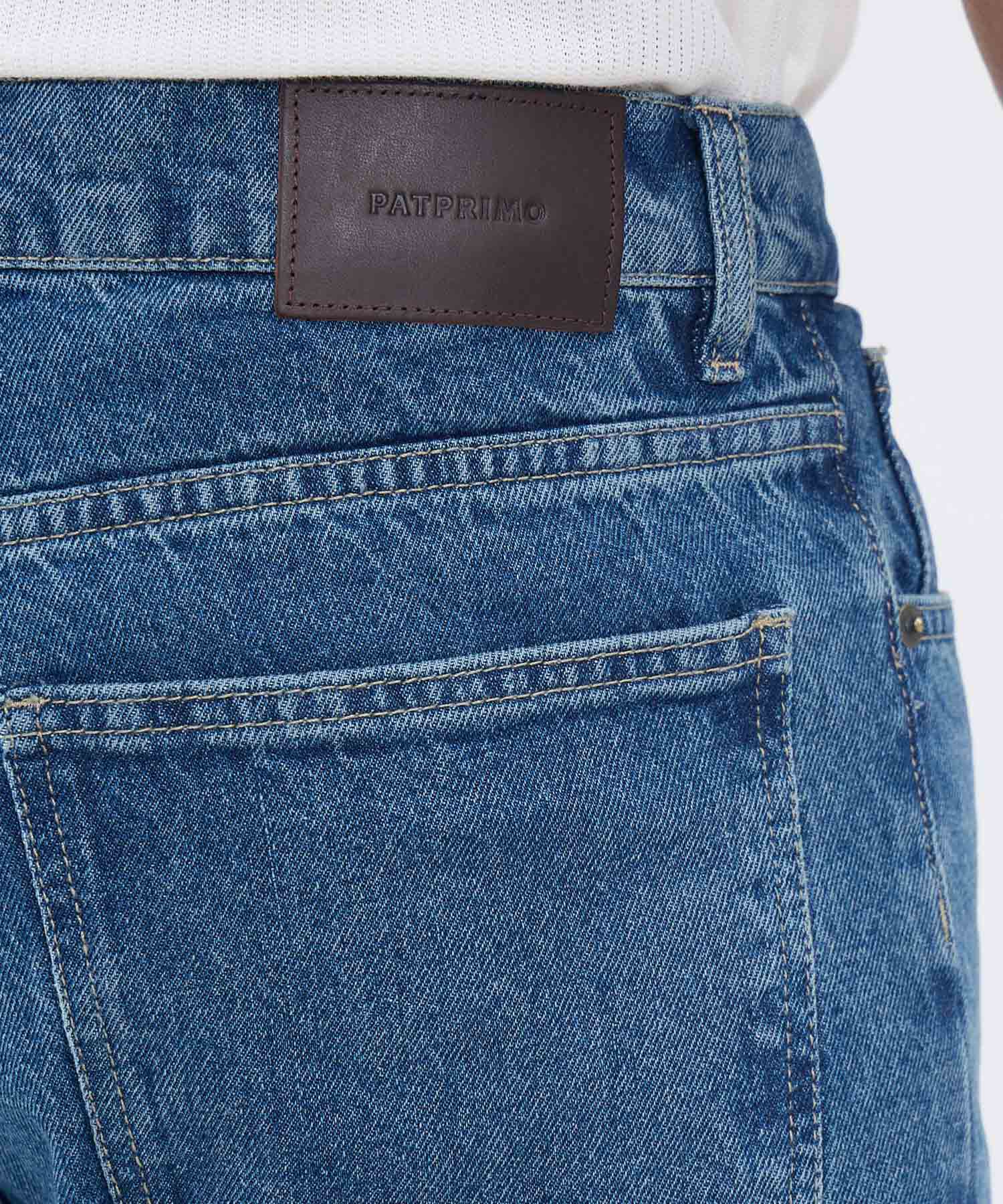 Jeans Relax Fit Tono Azul Medio