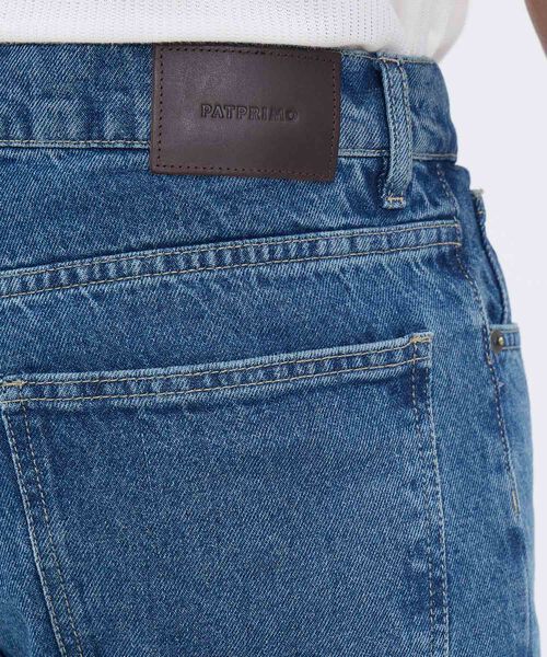 Jeans Relax Fit Tono Azul Medio