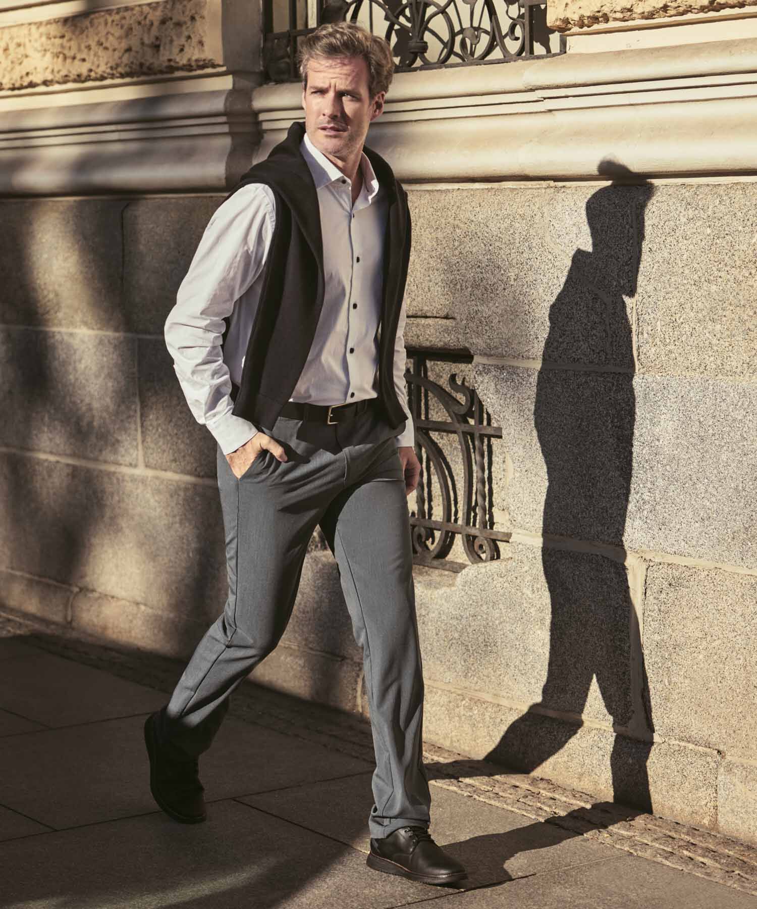 Camisa Formal De Manga Larga Para Hombre