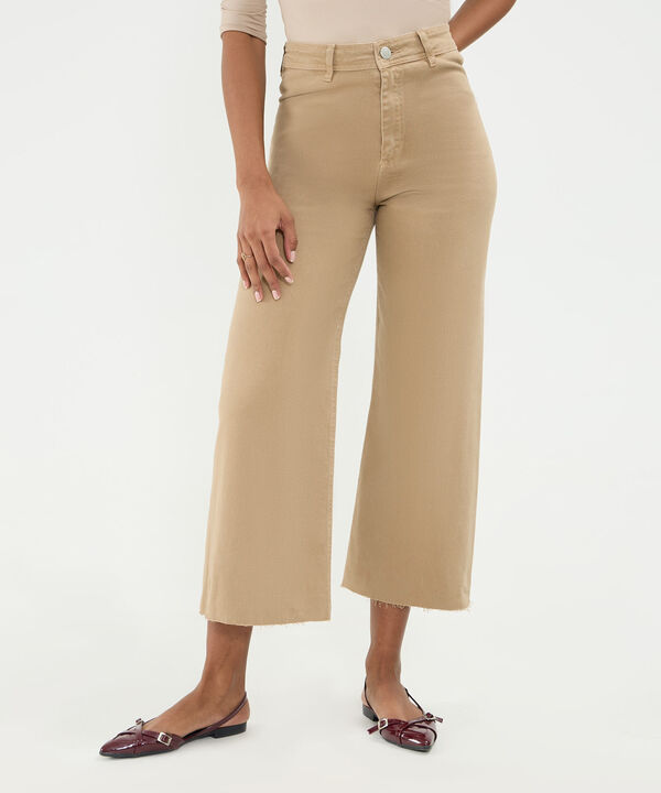 Jean Culotte Tipo Marine Para Mujer