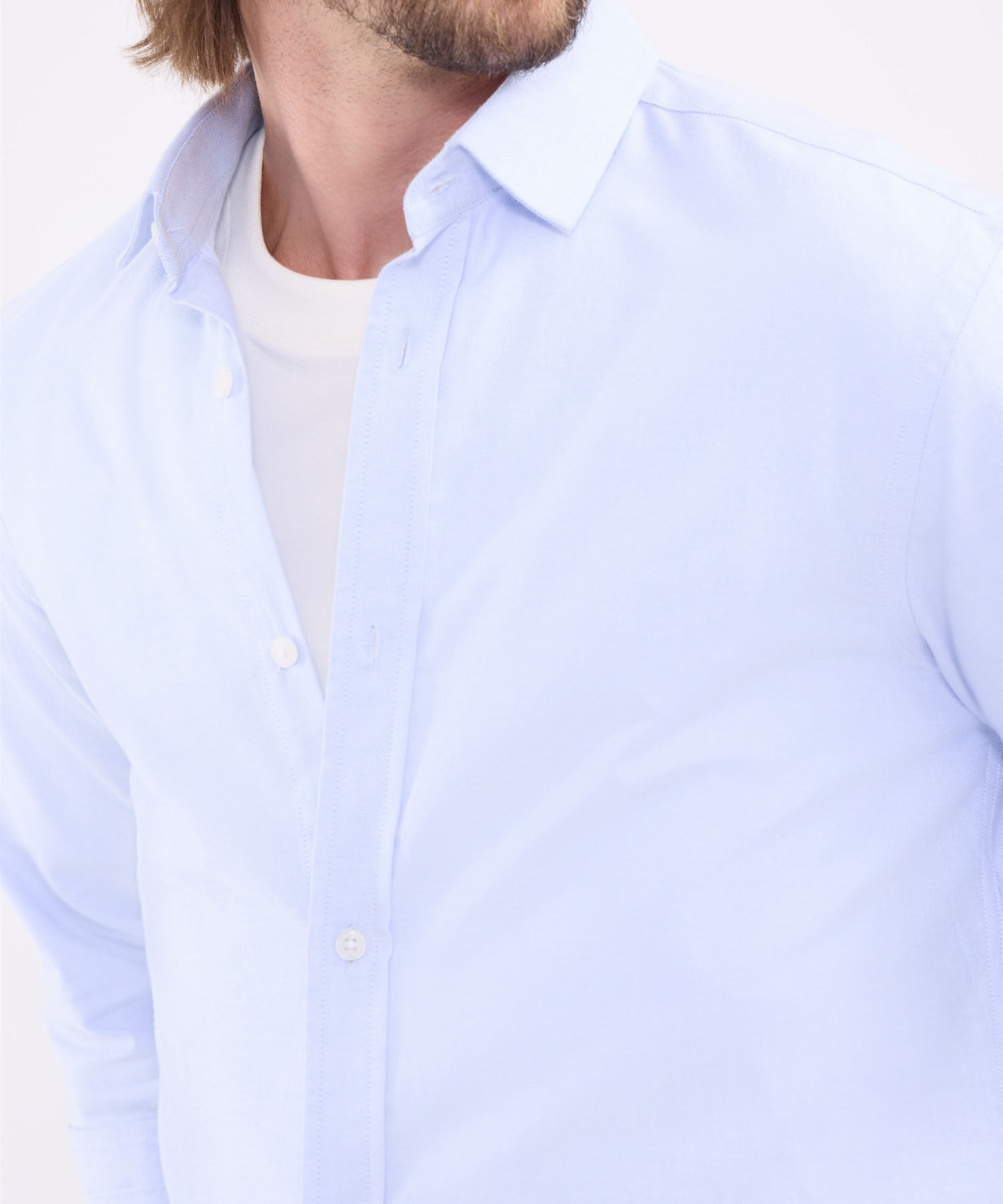 Camisa Oxford Para Hombre