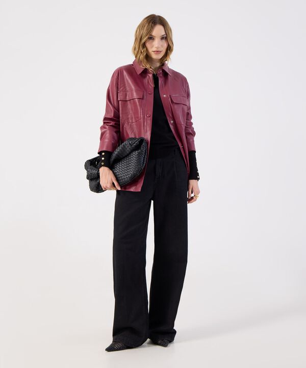 Sobrecamisa Efecto Piel Estilizada