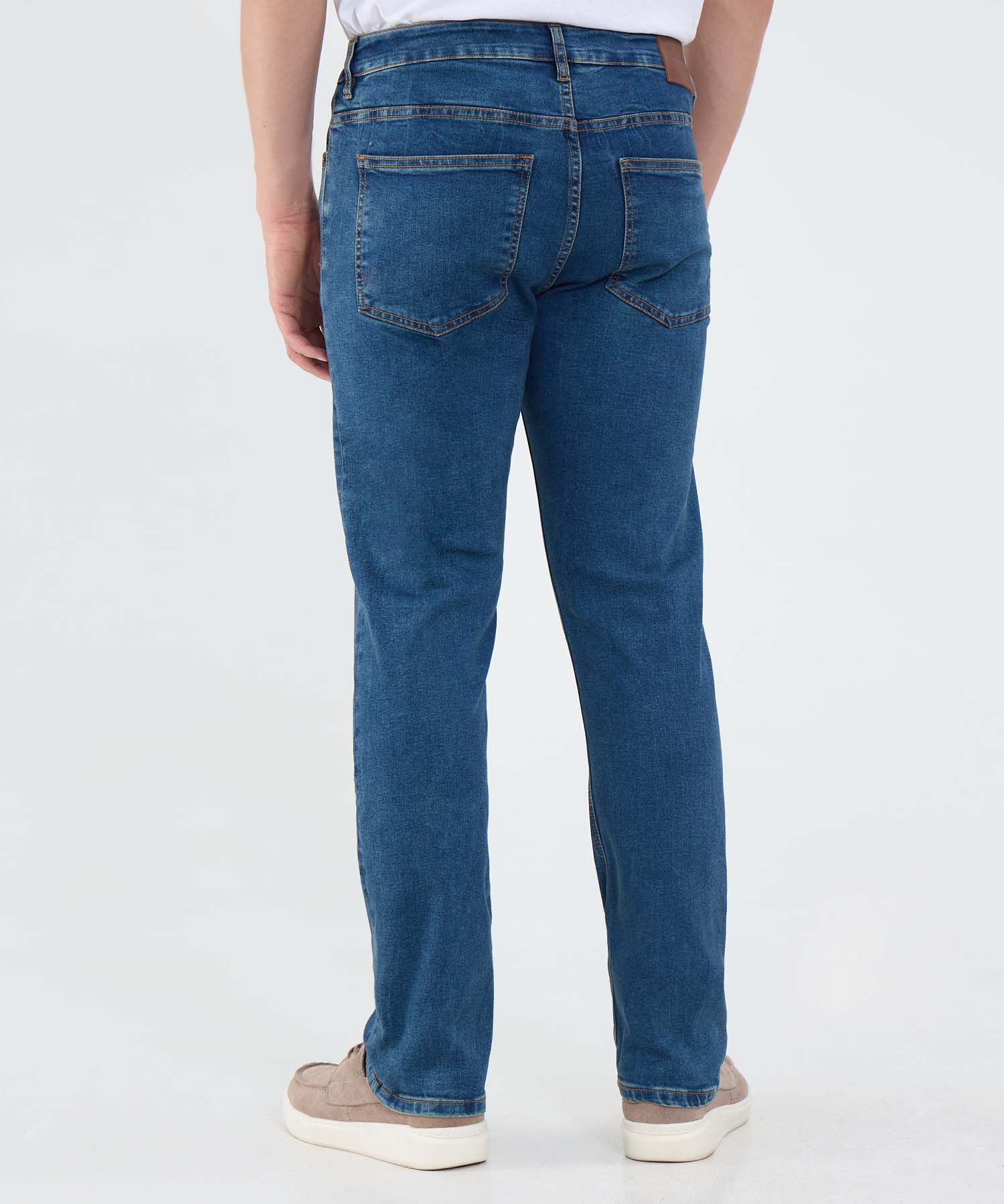 Jeans Slim Tono Medio