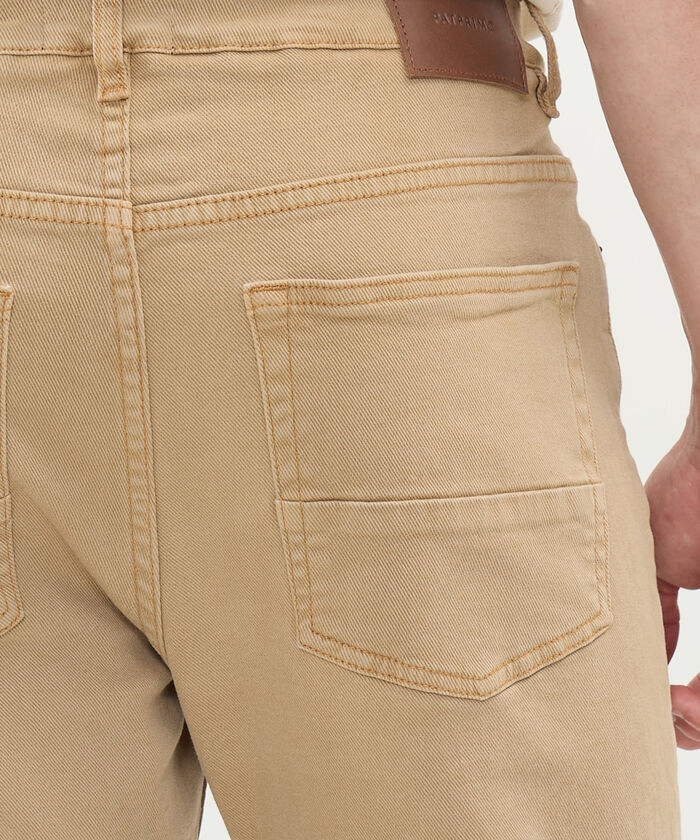 Jeans Slim Tono Café