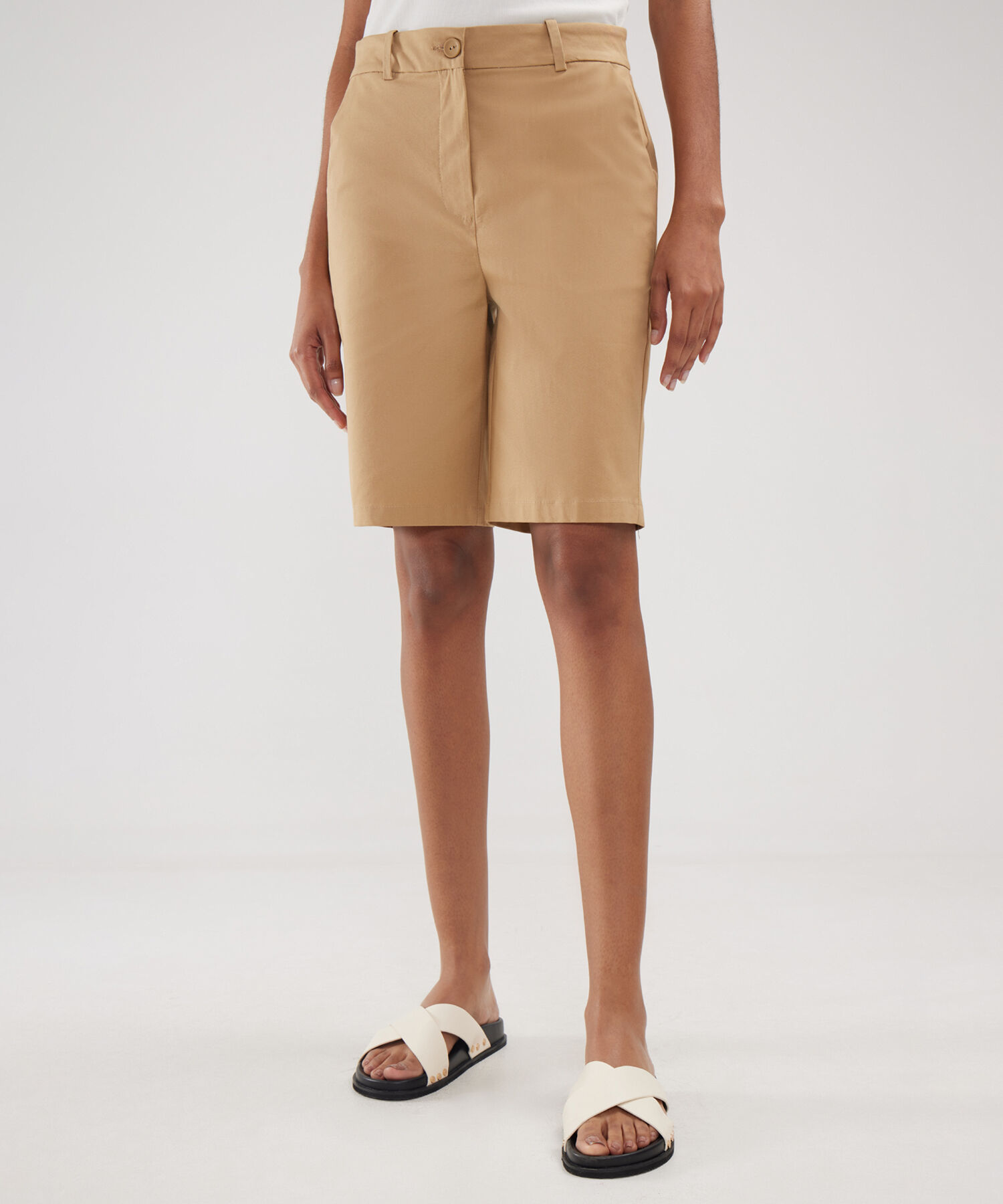 Bermuda Larga Unicolor