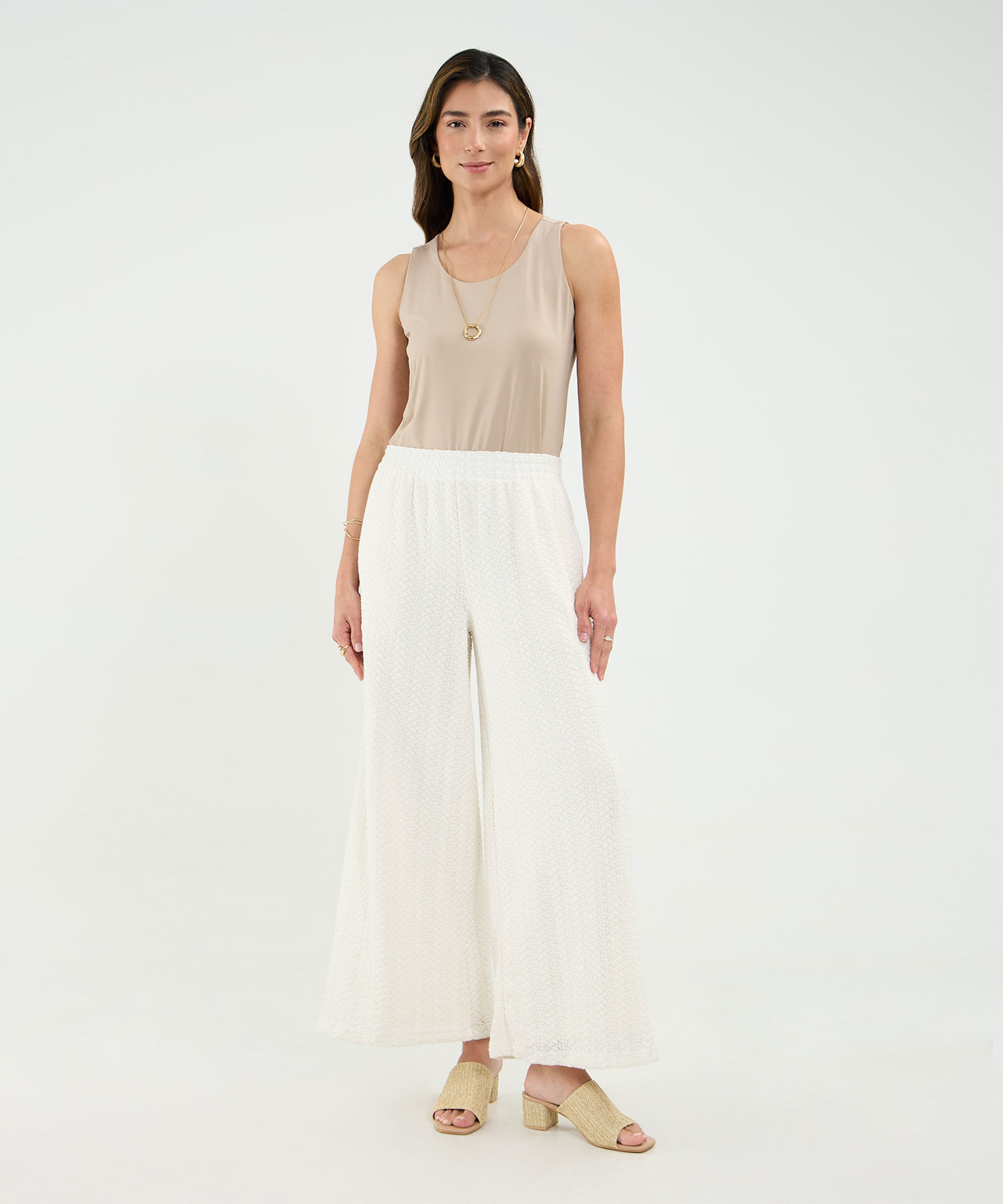 Pantalón Fluido Texturizado