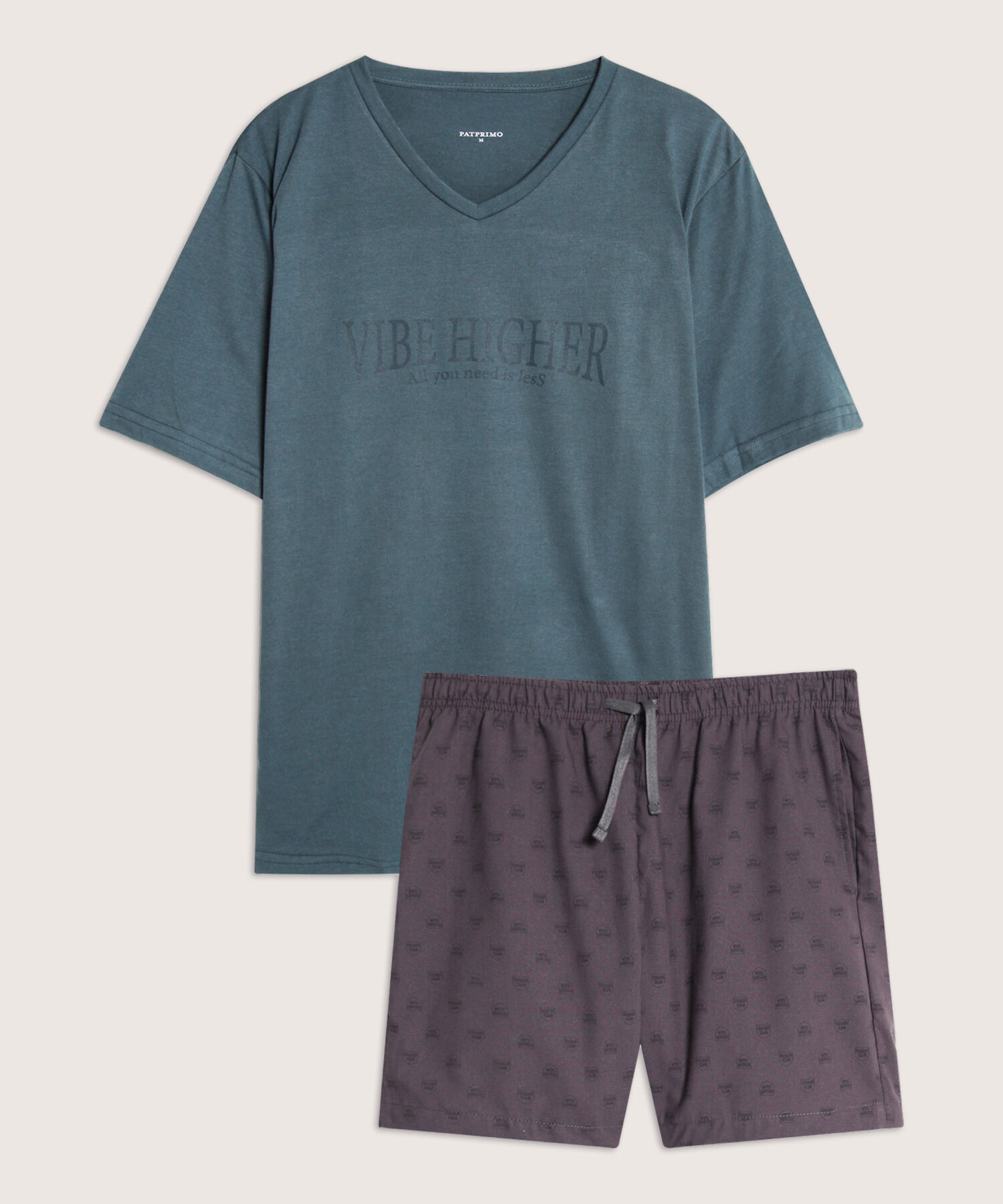 Conjunto De Pijama Estampada